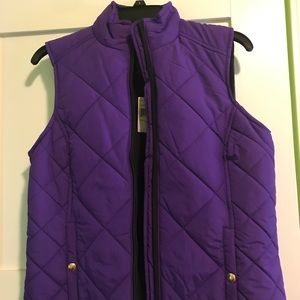 Quilted vest. Never worn.